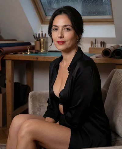 Juliette, 45, in boudoir lingerie and stockings